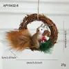 Colgante Creativo de Ardilla de Espuma de Dibujos Animados Nuevo Producto Transfronterizo Decoración de Árbol de Navidad Adorno de Muñeco Pequeño para Escritorio