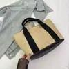 2026 Verano Nueva Tendencia de Moda Bolso Tejido Casual Simple para Mujer Nicho Gran Capacidad Retro Casual Bolso de Hombro