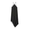 Comércio Exterior 2025 Inverno Novo Design de Moda Feminina Único Versátil Slim-Fit Vestido Casual 5919201