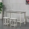 Mesa de trabalho de aço inoxidável direto da fábrica Bancada de laboratório Mesa de montagem Mesa de embalagem resistente ao desgaste Mesa de instrumentos de teste