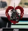 Colgantes Personalizados Transfronterizos de Calavera de Amor para Pareja, Acrílico, Colgantes para Coche, Decoraciones de Halloween, Navidad, Hogar