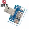 Placa Adaptadora USB Macho a Hembra a Micro USB a Header/Tipo-C 4P 2.54mm Enchufe Directo