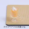 Nuevo Estéreo Taza de Helado Juguete de Comida Dibujos Animados Hecho a Mano DIY Pegamento de Crema Resina Accesorios Pequeños Materiales para Joyería Venta al por Mayor