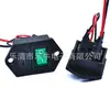 Porta fêmea Tipo-C embutida com cabo, 2 em 1 com interruptor KCD1, estação de carregamento para desktop, porta de carregamento DIY