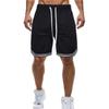 Shorts de corrida masculinos plus size, fitness, secagem rápida, respirável, solto, esportivo, casual, basquete, treino