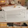 Mesa de Café Plegable para el Hogar Mesa de Té Pequeña para Balcón 2025 Nueva Mesa Lateral para Sofá en Apartamento Pequeño Mesa Pequeña de Almacenamiento para Sala de Estar