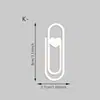 Marcador de Página de Acrílico 2D con Forma de Lazo Rosa Estilo Clip de Papel, Marcador Colorido Lindo Temático de Mascotas para Amantes de los Libros