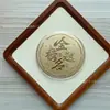 Moneda Grande de Oro Puro 999, Moneda Conmemorativa de Cien Millones de Meta Pequeña, Adorno Conmemorativo para Bancos y Empresas, Producto para Atraer Tráfico en Transmisiones en Vivo