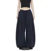 Pantalones de chándal anchos de estilo americano, relajados y holgados para mujer, perfectos para otoño, que ofrecen un efecto adelgazante, adecuados para street dance, jazz dance y uso casual.