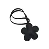 Chaveiro Pingente Flor de PU em Estoque Pingente Pequeno de Flor para Bolsa Decoração de Carro Acessório Pingente de Flor de Cerejeira Enchido com Algodão Couro