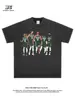 Camiseta Americana Vintage Celta Transfronteriza con Estampado de los Boston Celtics Sudadera Pesada de Cuello Redondo