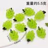 Paisaje en Miniatura Simulación Frutas Luminosas Verduras Comida Juguete Figura de Resina Pinza para el Cabello Decoración DIY Accesorios Figura Pequeña Tridimensional