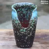 Vaso de flores carnudo doméstico fita de incisão alta entalhe planta zisha cerâmica penhasco pilha velha vaso respirável