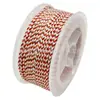 Cuerda Ruyi de Hilo de Algodón Color Mixto Enrollada a Mano Estilo Tibetano Juguete Colgante Trenzado Cordón Cuerda Colorida de Ocho Hilos Borla Hilo para DIY