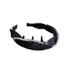 Diadema con Base Negra, Purpurina Fina, Nudo Floral Pequeño, Pedrería de Colores, Dientes Múltiples para Mujeres, Modelo 2026, Diadema Fresca Antideslizante para Presionar el Cabello y Peinar, para Pelos Sueltos