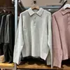 Polo tejido para hombre y mujer moda casual suéter versátil otoño nueva llegada suéter básico de punto jersey 487939