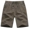 2026 Novos Shorts de Cor Sólida Tamanho Grande Masculino Verão Largos de Comprimento Médio Calças Casuais Calças Esportivas Moda