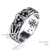 Anillo para Hombre Anillo de Calavera Punk Personalidad Agresiva de Hombre Discoteca Anillo Retro Europeo y Americano