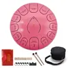 Tambor etéreo transfronterizo tambor de doble tono de 12 pulgadas 13 tonos tambor sin preocupaciones tambor de lengüeta de acero tambor sin preocupaciones instrumento musical para niños placa de mano de enseñanza tambor