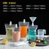 Venta al por mayor directa de fábrica boquilla de succión universal bolsa bolsa para bebidas medicina china sopa de ciruela ácida leche de soja cerveza transparente auto-soportante sub-bolsa