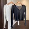 Protetor solar ou ar condicionado cardigan vem com sensação fresca pequeno curto todo o jogo protetor solar feminino primavera e verão novo F0502S