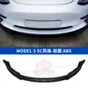 Adecuado para Tesla Model 3 Sport Sc Style Labio Frontal Modificado, Faldones Laterales, Divisor Frontal, Labio Trasero, Kit de Carrocería Pequeño
