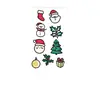 Adesivos de Tatuagem de Natal Fofos de Novo Produto Transfronteiriço Meias de Boneco de Neve de Desenho Animado Adesivos de Tatuagem para Presente
