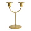 Estilo Nórdico Cena Romántica a la Luz de las Velas Hierro Candelabro Creativo Adornos Decorativos Accesorios de Fotografía Ceremonia de Boda Atmósfera