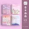 Cuaderno Espiral Lindo Cuaderno Pequeño Cubierta de Tarjeta Capibara Cuaderno de Bolsillo Cuaderno Rayado Mini Portátil Conveniente Bloc de Notas