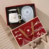 Taza de Temperatura Constante de 55 Grados Calentador de Tazas Taza Caliente Taza de Cerámica Caja de Regalo Recuerdo LOGOTIPO Evento Inauguración Publicidad Negocios