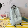 Mochila leve com cordão para atividades ao ar livre, mochila de ciclismo, bolsa para estudante universitário de badminton, grande capacidade para lazer, esportes e viagens