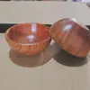 Nuevo Producto Madera de Azufaifo Estilo Europeo Occidental Grande Madera Maciza Cuenco Entero de Madera Cuenco para Arroz Cuenco para Verduras Cuenco para Sopa Cuenco para Fideos Plato y Recipiente para Ensalada