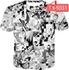 Artículo popular de comercio exterior: Sudadera con capucha impresa en 3D de Manga Blanco y Negro Japonés, Sudadera de Moda para Hombres y Mujeres, Merchandising de Anime