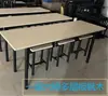 Conjunto de Mesa e Cadeiras para Refeitório Escolar, Restaurante para Funcionários de Fábrica, Refeitório Estudantil, Lanchonete, Mesa de Jantar Simples para 4-6 Pessoas