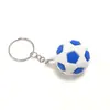 Chaveiro de futebol transfronteiriço modelo de futebol em simulação de PVC tridimensional pequeno pingente atividades esportivas pequeno presente lembrança