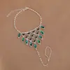 Cadena de Doble Uso para Novia con Pedrería Joyería para Pies de Playa Moda de Venta Caliente Accesorios de Vacaciones Venta al por Mayor en Europa y América
