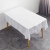Toalha de mesa de casamento de hotel decorativa poliéster cor sólida cetim tapete de mesa de centro simples moderno europeu caminho de mesa de cetim atacado
