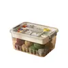 Caja de Costura de Gran Capacidad con Tapa, Caja de Almacenamiento Transparente Multifuncional para Herramientas de Costura, Caja de Almacenamiento Doméstica para Agujas e Hilos de Costura