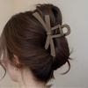 Pinza Acrílica de Mariposa Simple Combinable Grande de Resina Pinza de Tiburón para Cabello Parte Posterior de la Cabeza 2024 Horquilla