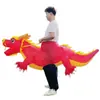 Disfraz inflable de dinosaurio personalizable traje de tiburón alienígena Halloween disfraz divertido para actuación decoración de fiesta