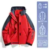 Chaqueta Tres en Uno para Hombre y Mujer, Forro Polar, Cortavientos e Impermeable, Chaqueta de Montañismo Xizang para Exteriores, Chaqueta Funcional con Logotipo Estampado