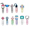 Serie de Cuidado Médico Marcador de Páginas de PVC Dibujo Animado Clip de Papel de Goma Blanda Suministros para Estudiantes Clip Marcador para Pasar Páginas Papelería al por Mayor Transfronterizo