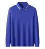 Fábrica de origen Camisa Polo DIY de seda de hielo de manga larga personalizada transpirable con cuello Camiseta admite procesamiento personalizado de ropa de trabajo basado en sus diseños y muestras