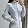 Chamarra sudadera de polar para mujer 2026 primavera y otoño nueva chamarra de polar cálida de corte ajustado con forro interior engrosado