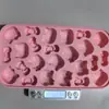 Bandeja de Hielo de Silicona Hello Kitty Dibujos Animados Grado Alimenticio Molde para Cubitos de Hielo de Presión Caja para Hacer y Almacenar Hielo Doméstica Venta al por Mayor
