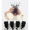 Rizador de cabello cabeza de albóndiga coreano adulto esponjoso capullo de flor cinturón para el cabello herramienta accesorios para el cabello extractor de cabello de doble aguja