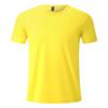 Bingshuang Tensel Cotton Camiseta de manga curta com gola redonda Roupas de grupo Roupas de trabalho Roupas de classe Cor sólida All-match Casual Logotipo para impressão