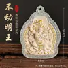 Thangka punto de ceniza de incienso tridimensional oro Buda limpiar hecho a mano Xizang obra literaria joya caja de acrílico gabu colgante de collar
