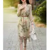 Vestido 2026 Verano Nuevo Moda Femenina Elegante Diseño de Nicho Marca de Lujo de Alta Gama Vestido Estilo Francés