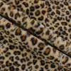 En stock estampado de piel de conejo patrón leopardo pequeño, tela de terciopelo estampada de piel de conejo sintética para juguetes, camas de mascotas, ropa exterior, zapatos, sombreros y textiles para el hogar